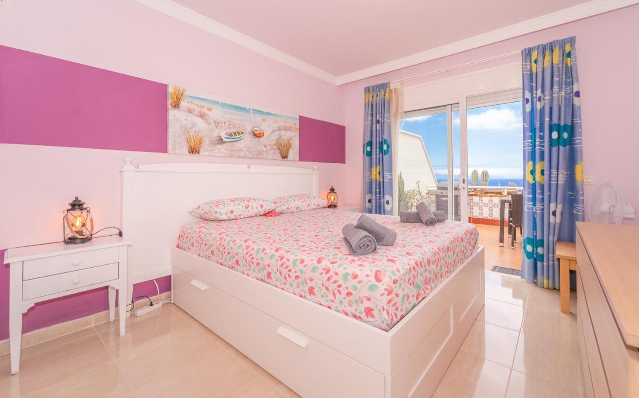 Luxury Penthouse 105M2,Bali Bed,Heated Pool,Sunset Daire Costa Adeje Dış mekan fotoğraf