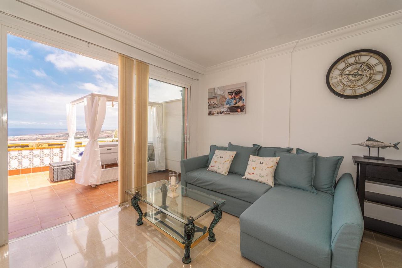 Luxury Penthouse 105M2,Bali Bed,Heated Pool,Sunset Daire Costa Adeje Dış mekan fotoğraf