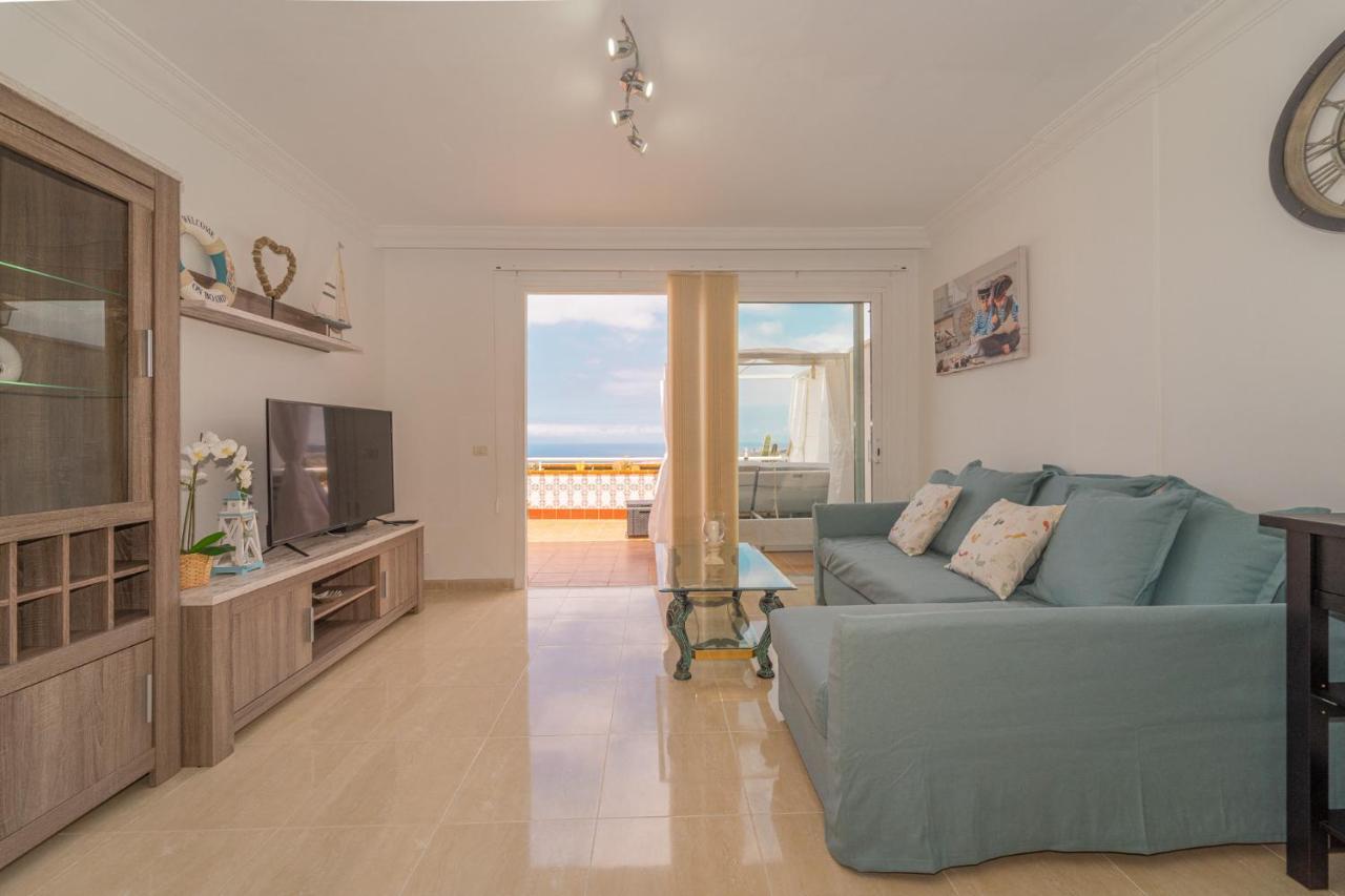 Luxury Penthouse 105M2,Bali Bed,Heated Pool,Sunset Daire Costa Adeje Dış mekan fotoğraf