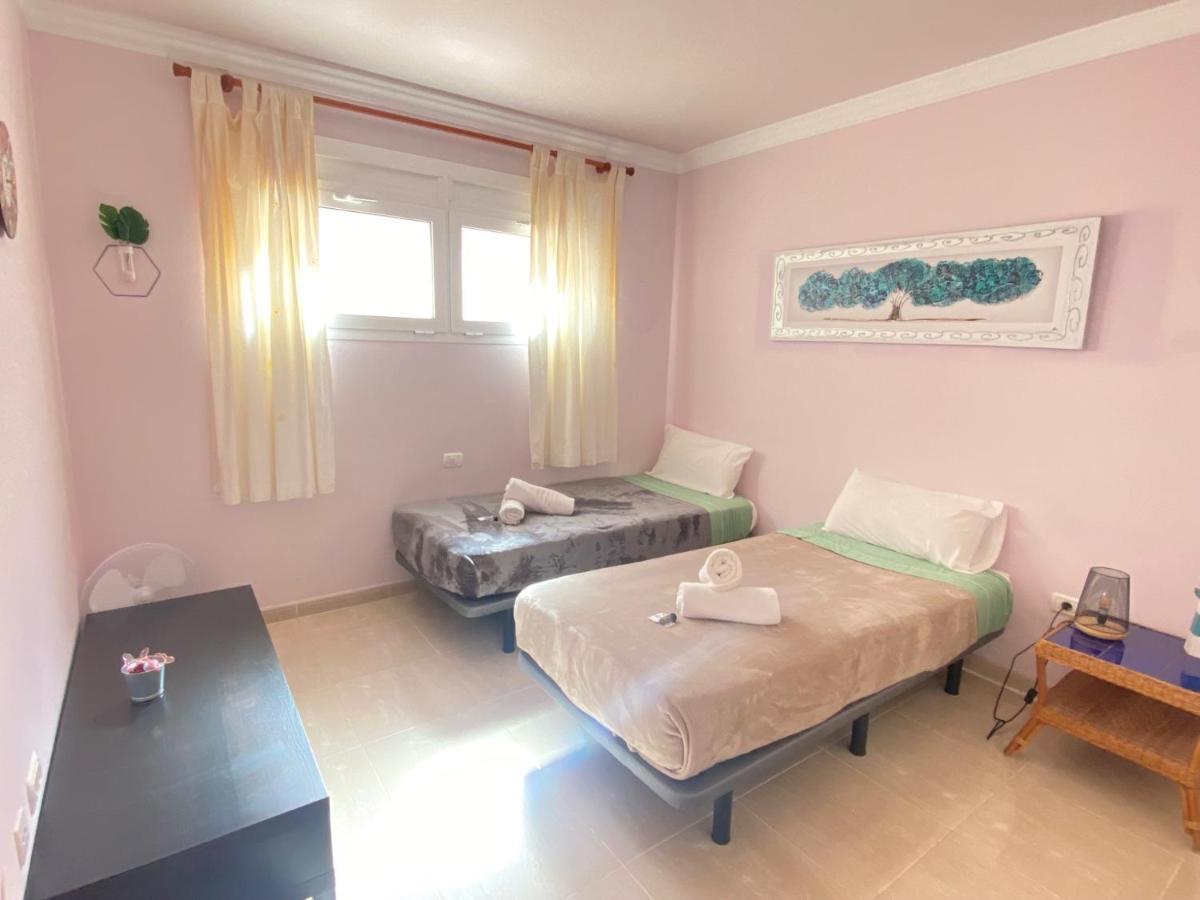 Luxury Penthouse 105M2,Bali Bed,Heated Pool,Sunset Daire Costa Adeje Dış mekan fotoğraf